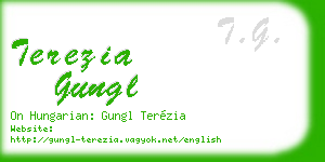 terezia gungl business card